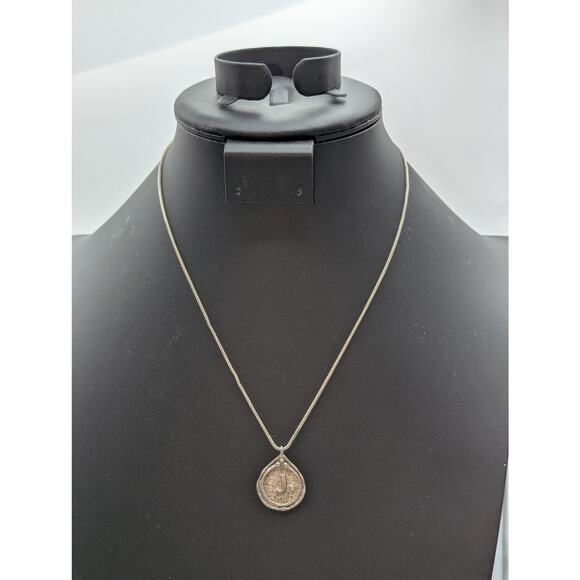 Vtg Silpada Didae 925 Sterling Made in Israel Initial 'J' Pendant 18" Necklace - Picture 8 of 12